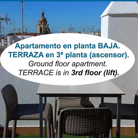 شقة Brujula Ground Floor Indoor By Cadiz4rentals كاديز